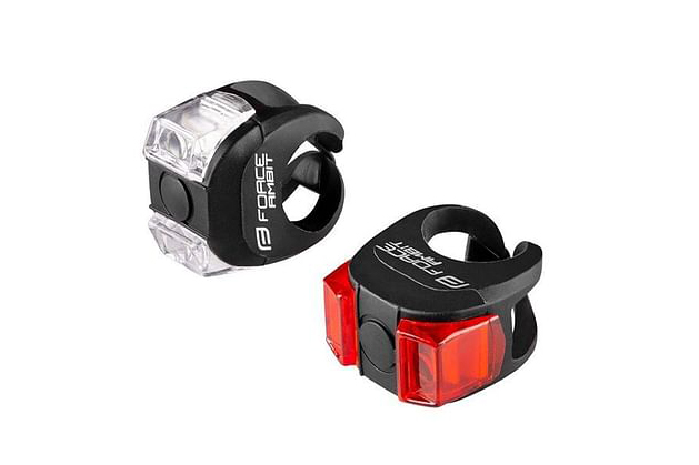 Фонари для велосипеда Force AMBIT комплект 45452 маячки