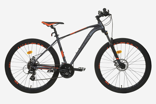 Велосипед горный Stern 27,5 Motion 1.0 серый/оранжевый р. 20