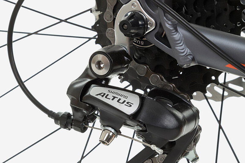 Велосипед горный Stern 27,5 Motion 1.0 серый/оранжевый р. 20