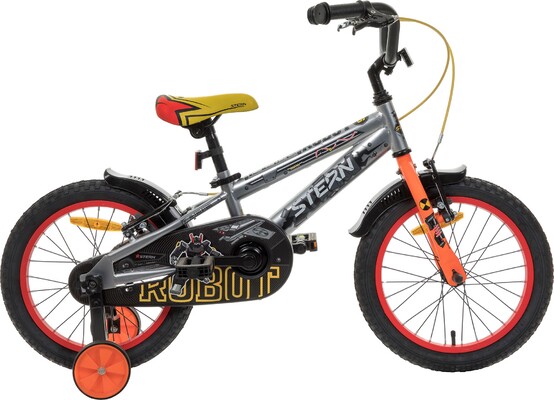 Велосипед детский Stern 16 Robot серый/красный