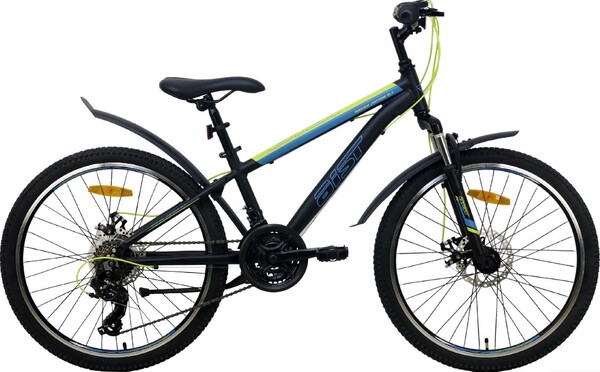 Велосипед AIST Rocky Junior 2.1 24 черный 2022