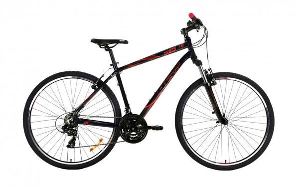 Велосипед Aist Cross 1.0 28 21 черный 2021