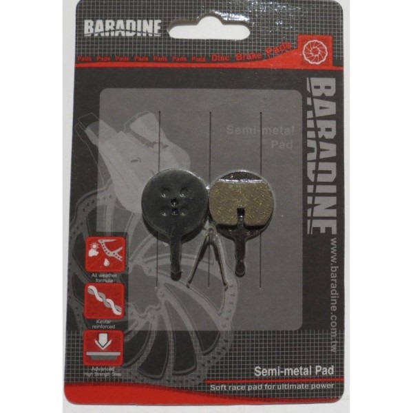 Колодки тормозные Baradine DS-38 Semi арт. 1335