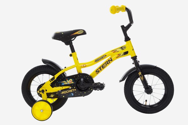 Велосипед детский Rocket 12 желтый/черный